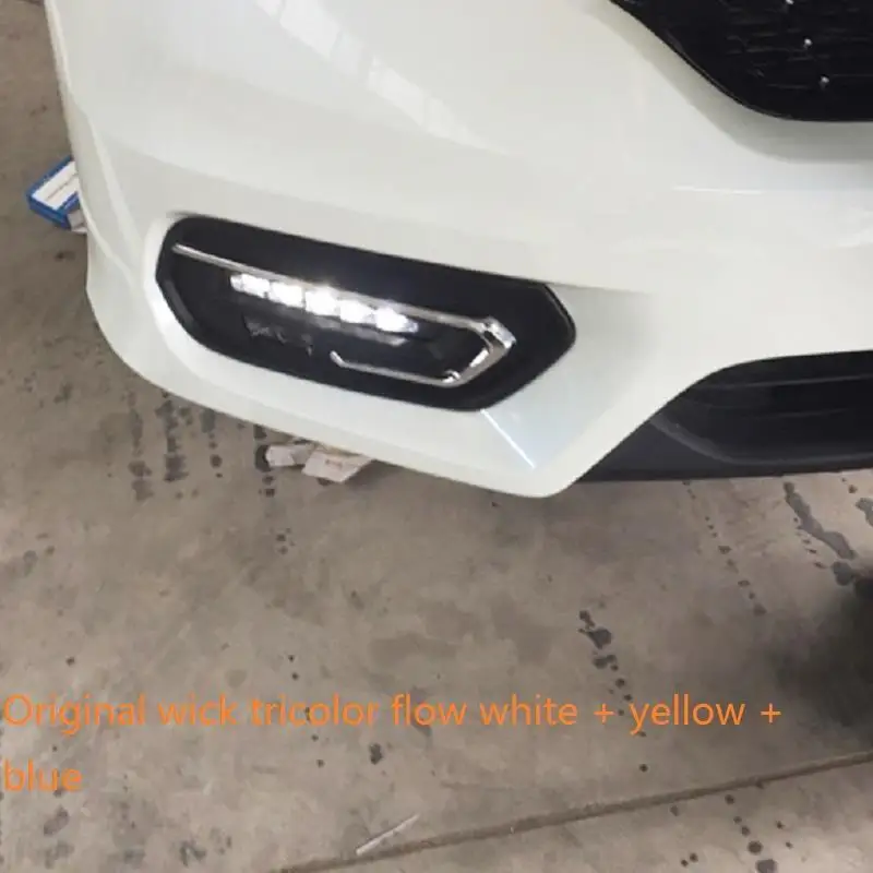 MODEL J Drl Automovil Cob дневные ходовые авто лампы Автомобильные светодиодные фары передние противотуманные задние Автомобильные фары в сборе 17 для Honda Avancier - Цвет: MODEL J