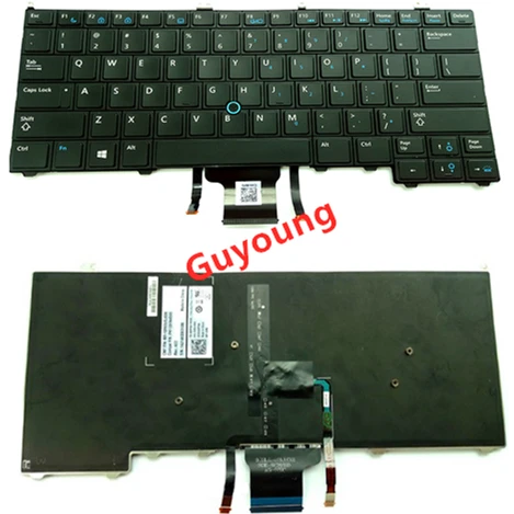 Клавиатура с подсветкой для ноутбука Dell Latitude E7440 E7420 E7240 стандарт США клавиатура