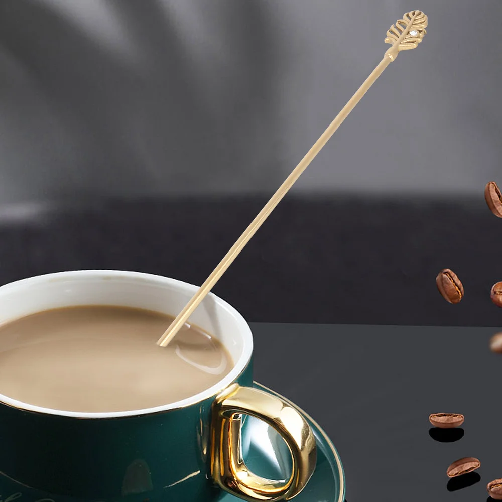 

1Pc Coffee Spoon Dessert Serving Spoon Ice Cream Spoon Kitchen Mixing Spoon
