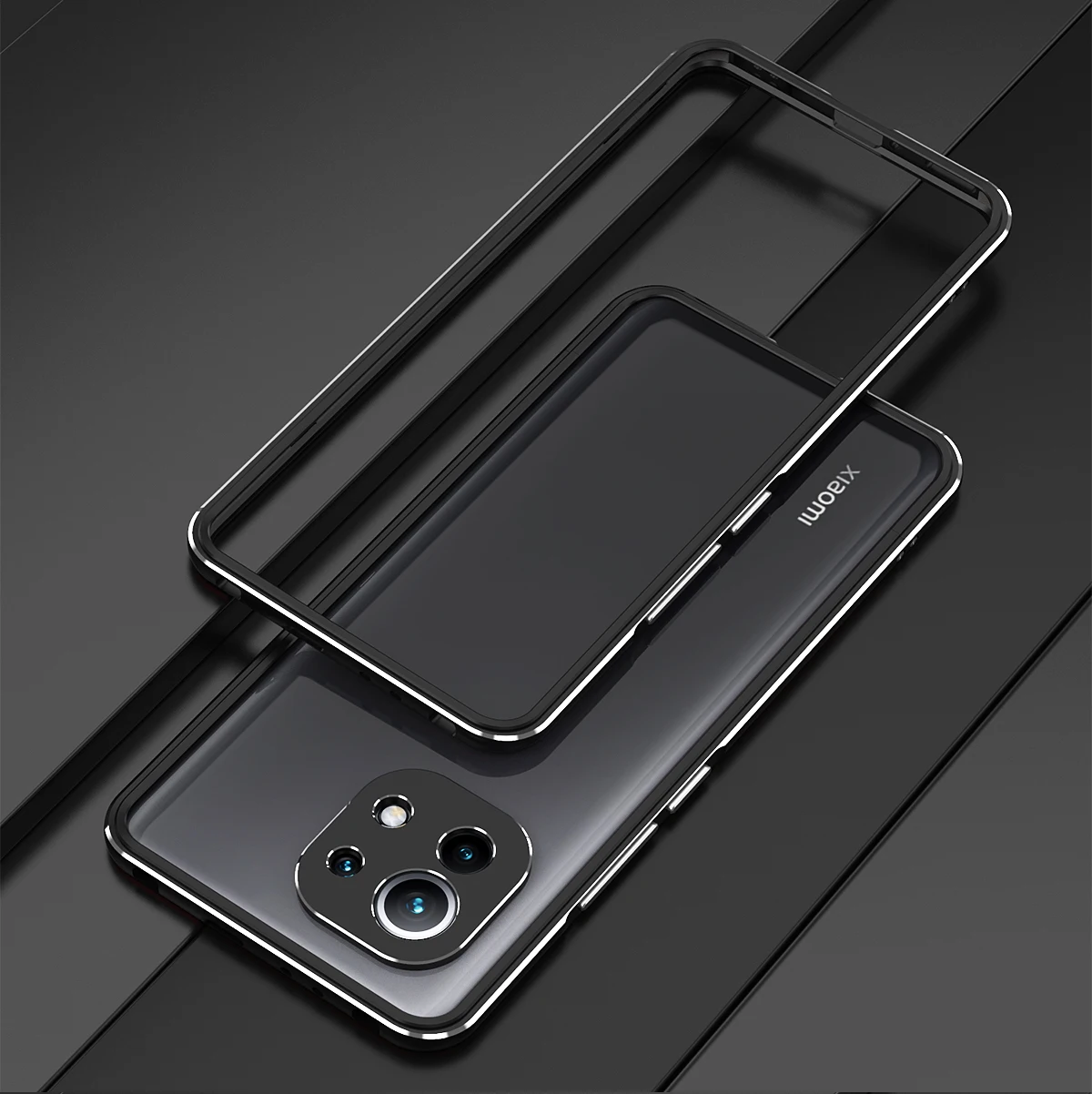 

For Xiaomi 11 Pro Xiaomi11 Bumper Aluminum Metal Frame Case Cover for Xiaomi Mi 11 Mi11 Pro Metal Shell Bumper Cover