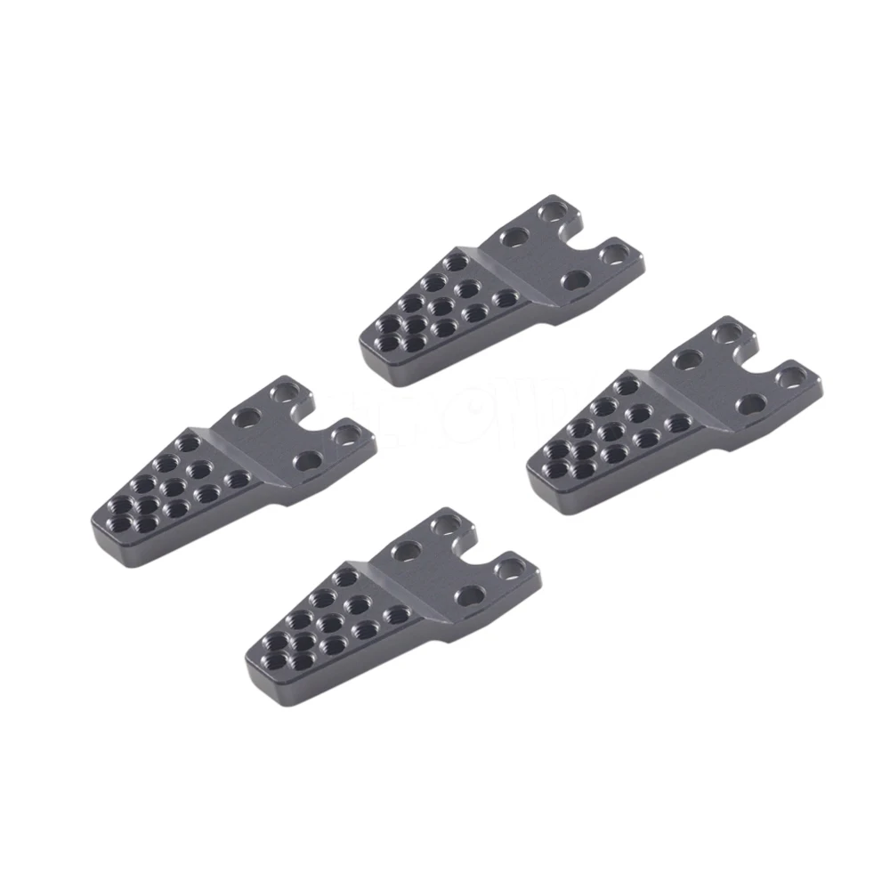 4 шт. алюминиевый амортизатор с регулируемым углом для RC автомобиля подтяжка 1/10