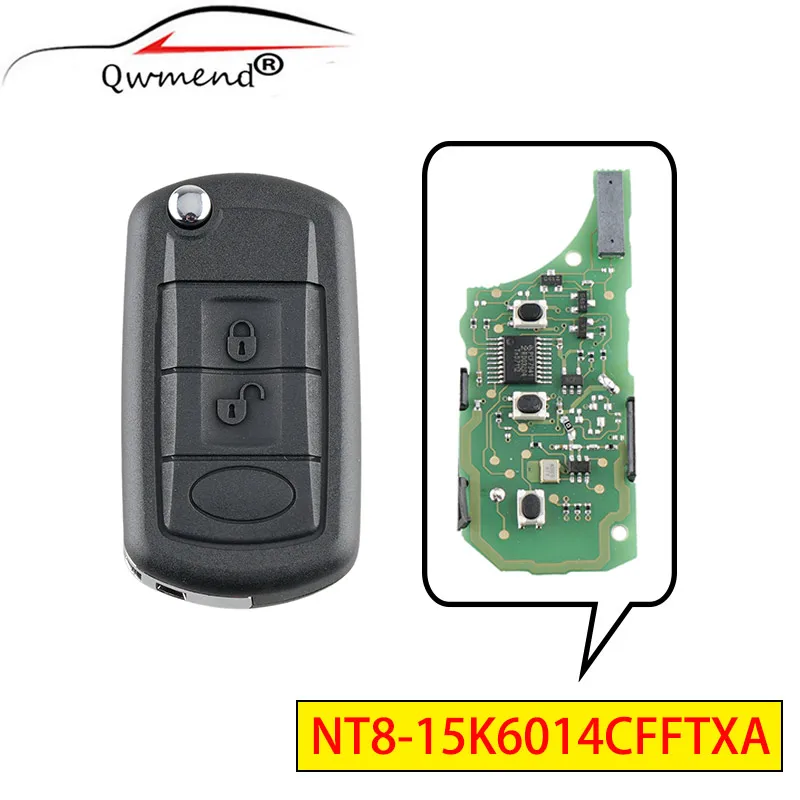 Пульт дистанционного управления QWMEND для Land Rover Range Sport 2010 2011 2012 2013 2014 2015 флип-ключ