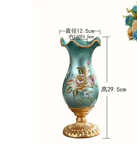 Красивая свадебная Рождественская ваза украшение для дома модный простой цветок