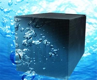2pcs aquarium filter water cube new filtration material rapid water purification contains activated carbon adsorption impurities