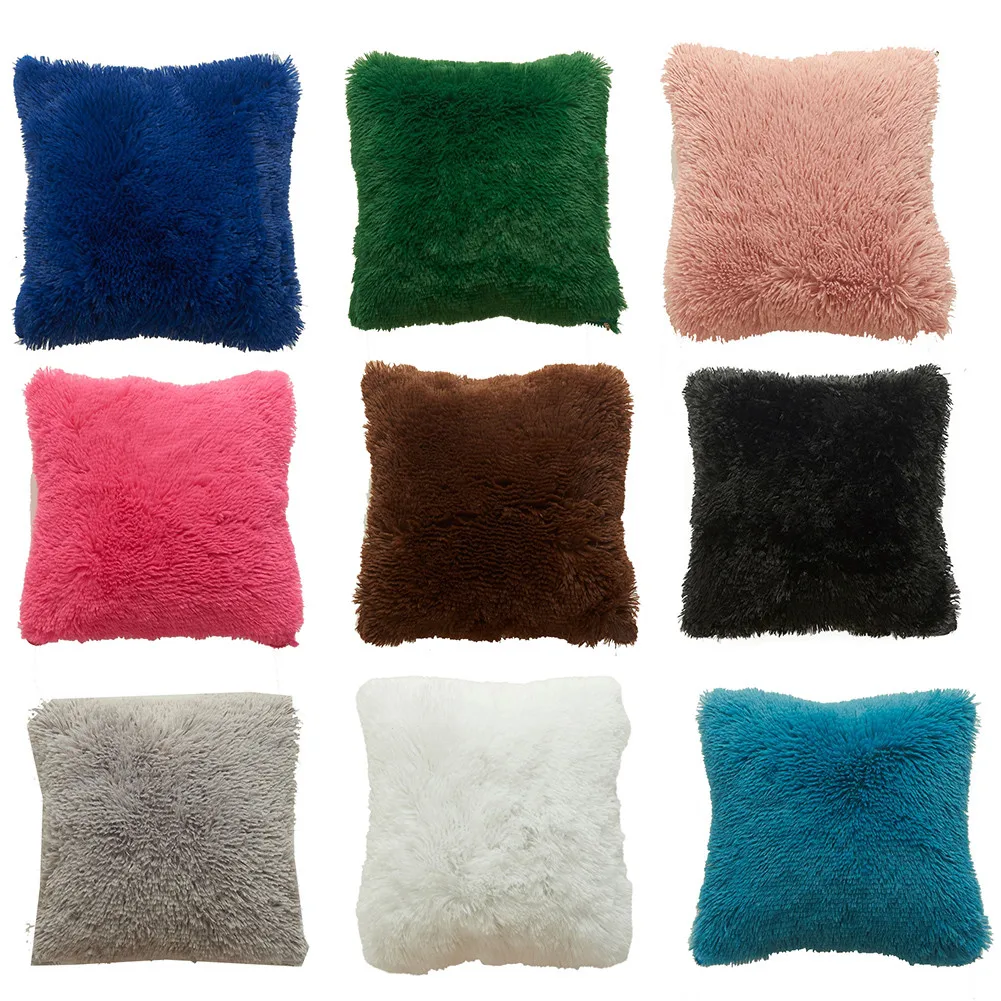 

4PCS Polyster Cushion Cover Throw Pillow Case Decorative Sofa Cushion Case Comfortable Pillow Cover Pillowcase Car Cushion Cover