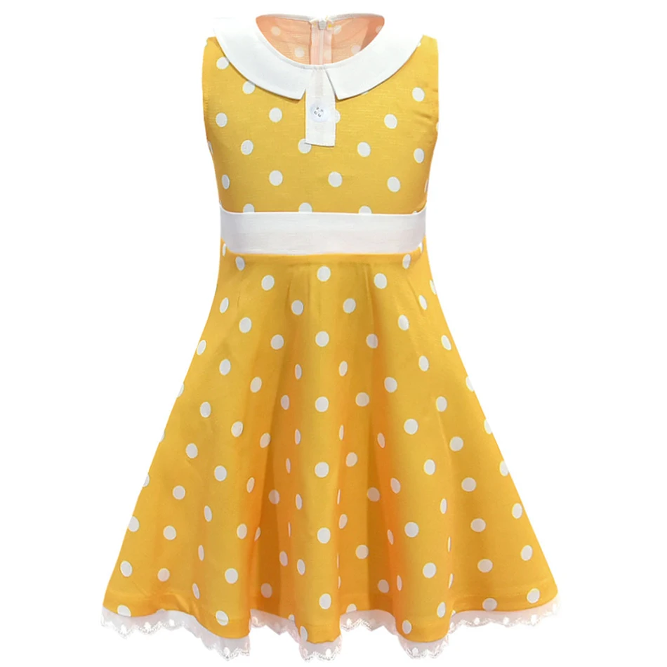 Girls Dot Gabby Dress Cosplay Story 4 of toy Costume Kids Sleeveless Casual Clothing Summer Mini Cartoon Vestido | Детская одежда и