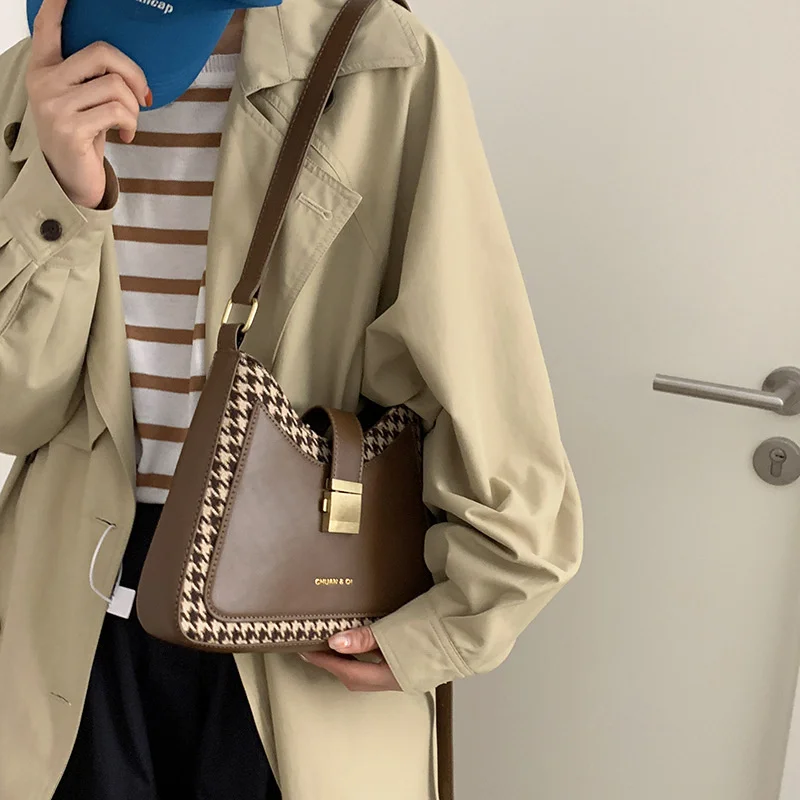 Универсальная женская сумка-мессенджер Ins модная маленькая квадратная сумочка