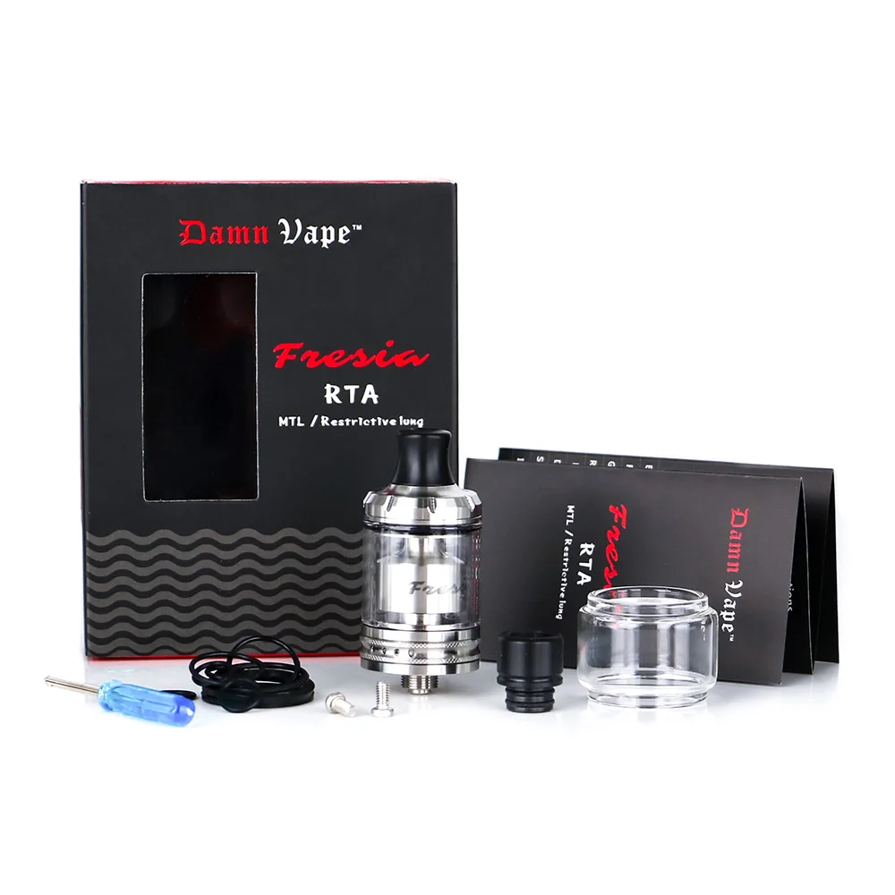 Оригинальный бак для вейпа DamnVape freasia MTL RTA емкость 2 мл/3 5 мл распылитель система AFC