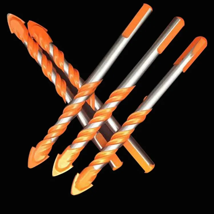 

5Pcs Set Cross Triangle Drill Bits Ceramic Glass Cemented Carbide Set Efficient Universal Drilling Tool Hole Opener For Wa