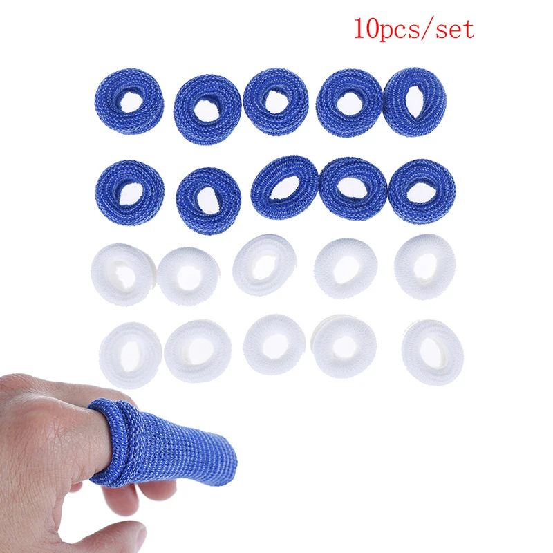 

10Pcs Finger Bandage Finger Bobs Cots Buddies Dressings First Aid Tubular Bandage For Use Beneath A Finger Cot 15x600mm