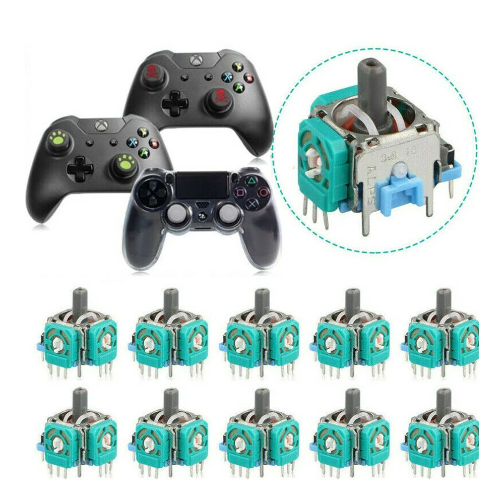 10Pcs Replacement Controller Joystick Axis Analog Sensor Module For Xbox One PS4 |