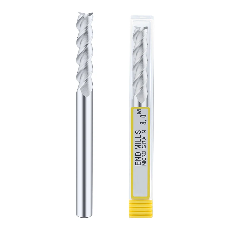 

HRC50 Tungsten Steel Material 3F Lengthen Endmills Carbide Alloy Tools CNC Machine Cutting 1PCS High Efficient And Durable