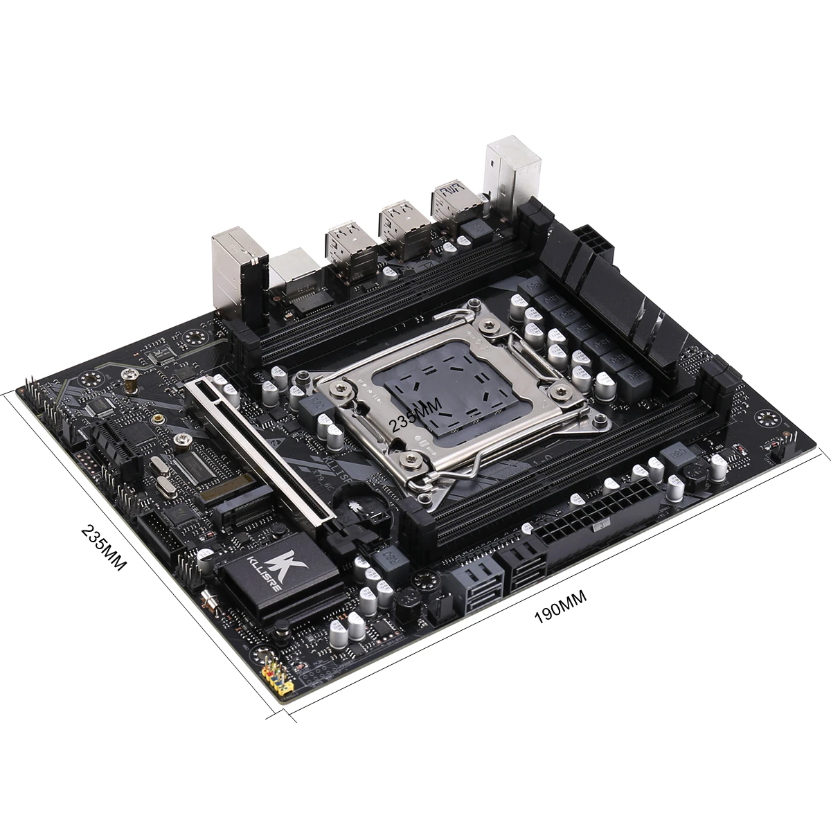 Комплект материнской платы Kllisre X79 3 0 LGA 2011 E5 2650 V2 CPU 4*4 Гб памяти DDR3 1333 ECC RAM |