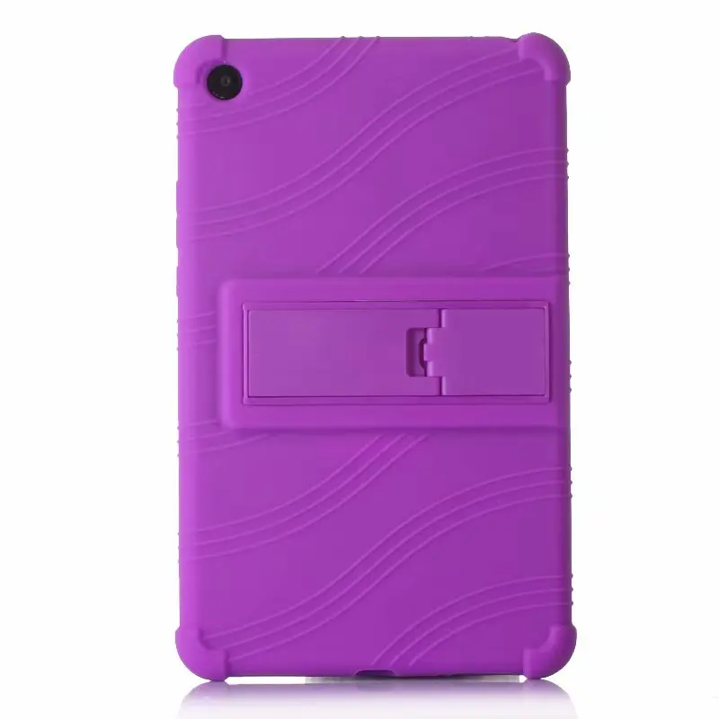 Фиолетовый Силиконовая подставка для детей, мягкий чехол для Xiao mi Pad 4 Plus mi Pad 4 Plus mi Pad4 10 Plus, чехол для планшета 10,1 ''+ ручка - Цвет: Фиолетовый