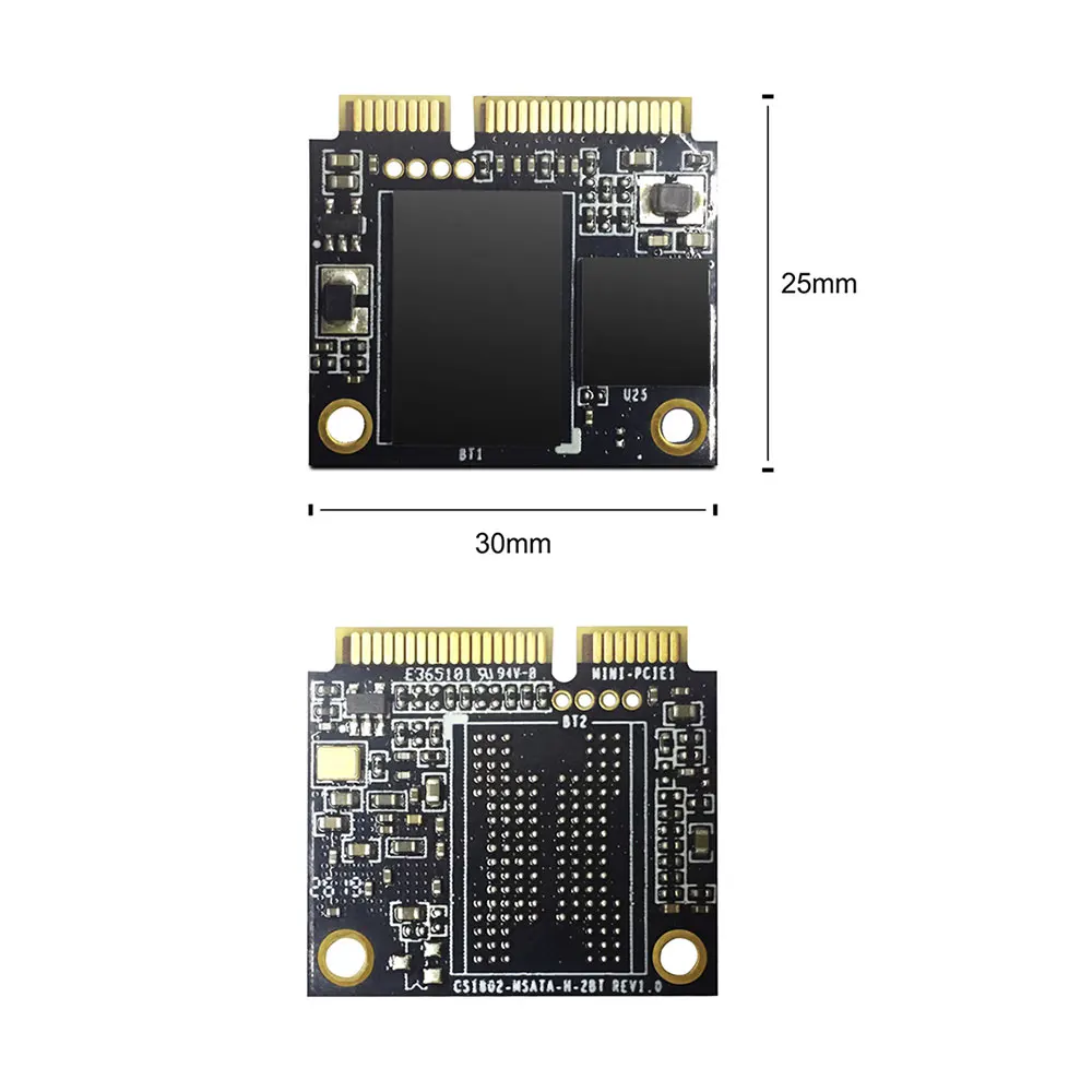 Скидка 50% Wicgtyp mini pcie половина mSATA ssd 64 Гб 128 ГБ 256 ГБ 512 ГБ SATA III 6 ГБ/сек. SATA II 2,5*3 см модуль ssd msata для планшетных ПК