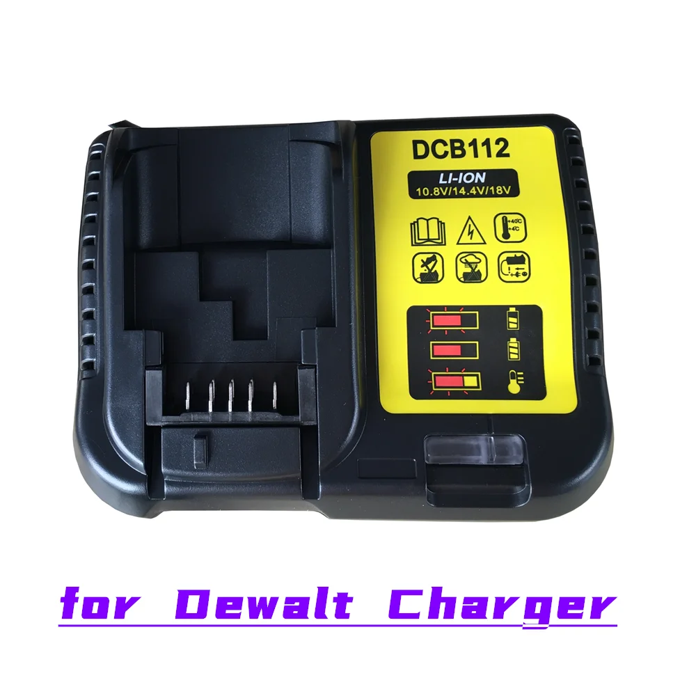 

2021 Upgrade 20V 8000mAh MAX XR Battery Power Tool Replacement for DeWalt DCB184 DCB181 DCB182 DCB200 20V 8A Battery+Charger