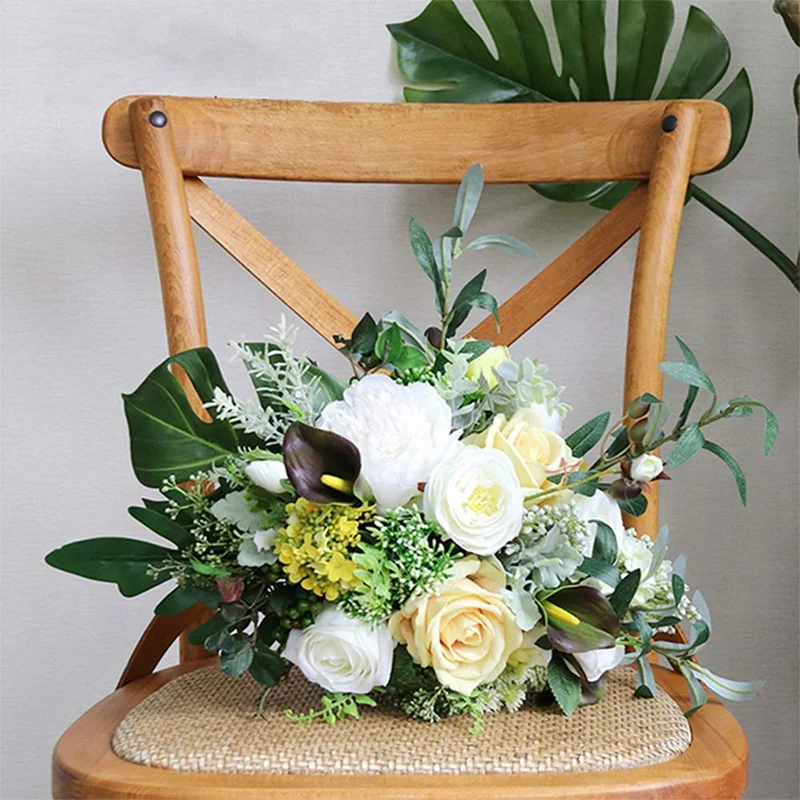 72 шт. 6 видов искусственных пальмовых листьев с искусственными листья монстеры