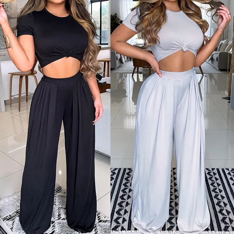 

Women's summer new two-piece casual jumpsuit woman pants pants for women