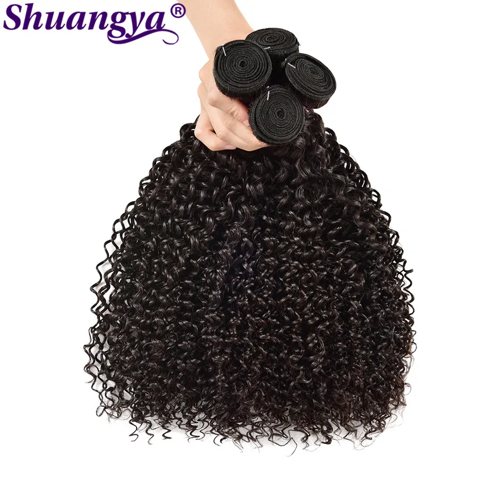Kinky Curly Human Hair Weaves Wholesale Bundles Price 3 6 10 Lots Double Weft 10A virgin Extension | Шиньоны и парики