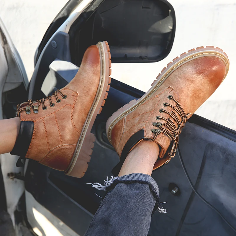 

Кроссовки мужские кожаные дышащие, Повседневная модная обувь, черные, 2020