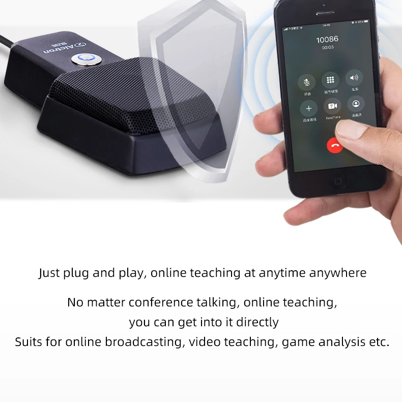 

Original Alctron BU35 Digital Boundary USB Microphone For Conference Recording Digital Mikrofon Dengan Untuk Konferensi Rekaman