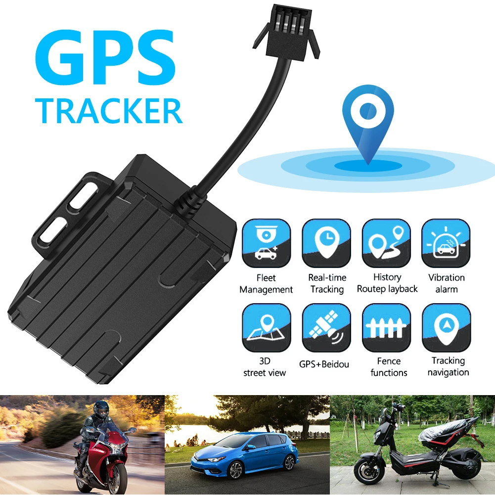 

2G GSM GPS Locator Real Time Tracking Device Anti-theft Monitoring Cut Off Oil Power System Car Motorcycle 3G GPS Tracker