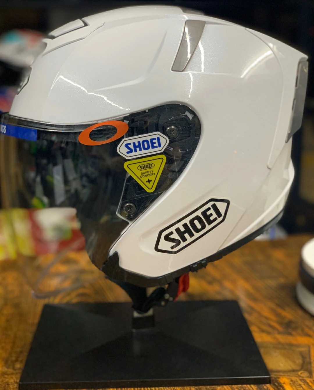 Мотоциклетный шлем с двойным козырьком открытым лицом и стеклом X14 X четырнадцать