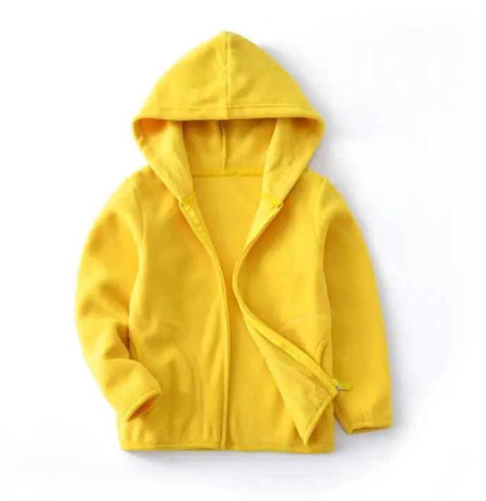 2019 новая зимняя флисовая Детская куртка пальто модная повседневная одежда