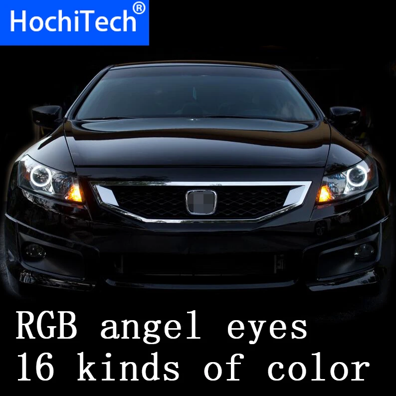 

2pcs/set multi-color RGB SMD 5050 Flash LED angel eyes light for Honda Accord coupe 2008 2009 2010 2011