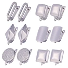 Серебряные серьги JUYA в виде фурнитуры, медные серебряные серьги-Крючки для самостоятельного изготовления ювелирных изделий, аксессуары, оптовая продажа