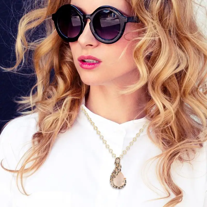 3 шт./компл. Популярные Павлин Висячие Серьги с драгоценными камнями Кулон