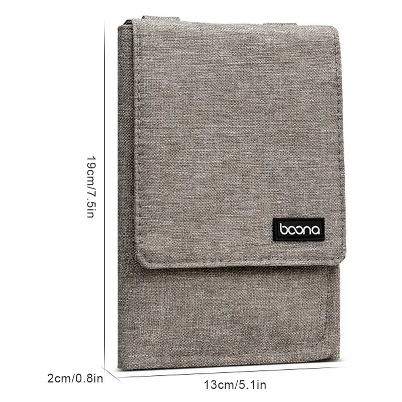 Шейный подвесной чехол для паспорта кошелек держатель ID сумка хранения