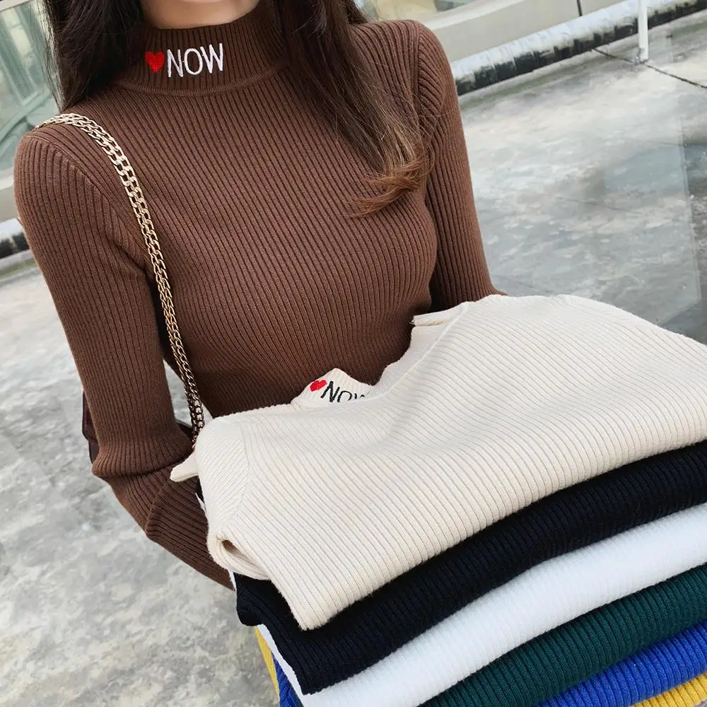 Бренд Wtempo Женская осенне-зимняя нижняя рубашка теплый свитер с длинным рукавом и