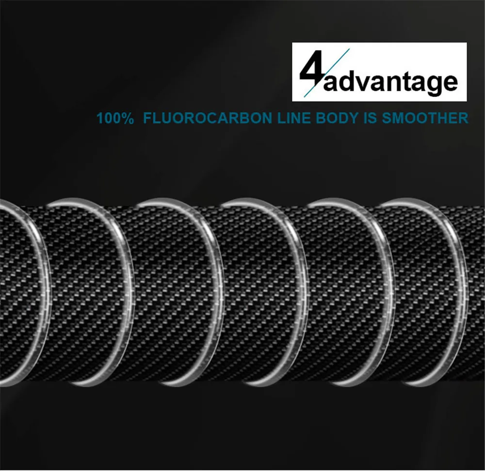 FTK Fluorocarbon Fishing Line 100M 4-34LB Carbon Fiber Leader Line Fly Fishing Wire Monofilament Carp Wire Nylon Leader Line