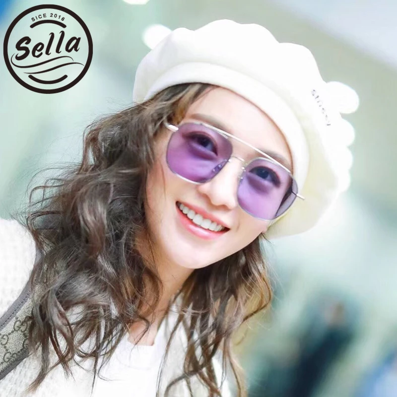 Sella 2019 новые уличные трендовые Модные женские мужские увеличенные Круглые