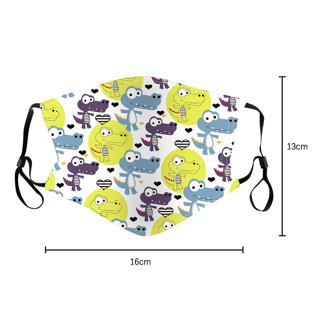 10 шт. дышащая маска для лица детей хлопковые маски улицы Пылезащитная