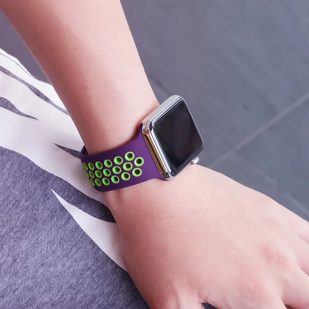 Ремешок для apple watch 5 4 band correa apple watch 42 мм 38 мм 44 мм 40 мм iwatch series 4 3 2 Силиконовый браслет pulseira