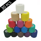 102030 шт. самоклеящаяся обернутая Нетканая повязка, обернутая дышащим питомцем, спортивное повреждение лодыжки, коленного сустава, запястья