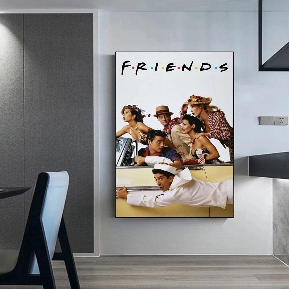 

Modular Hd Prints Friends Tv Series Picture Home Decor Paintings People Anime Canvas Poster Wall Art For Living Room Frame