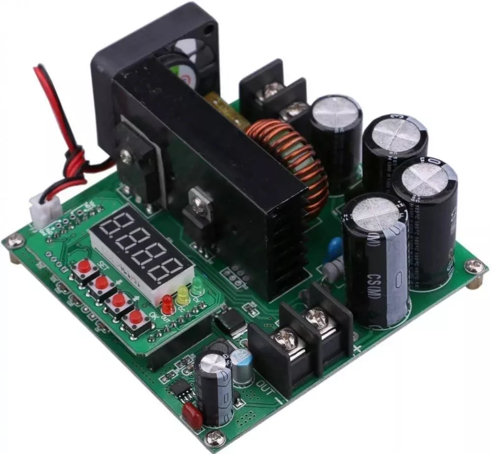 900 Вт Цифровой DC Выход 10 120V 15A повышающий Мощность модуль преобразователь