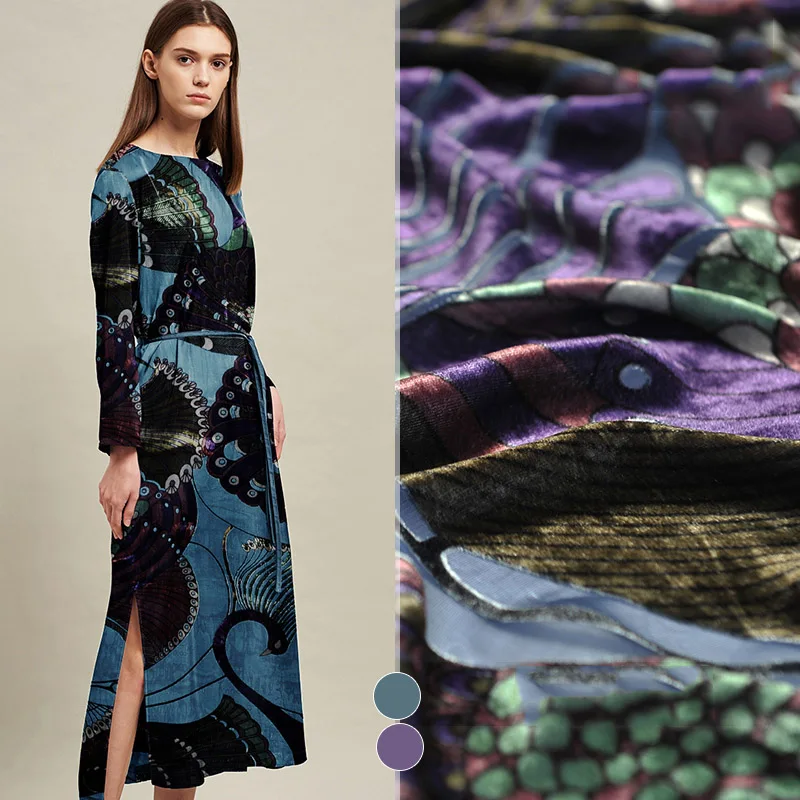 

Natural Organic Velvet Fabric Handmade DIY Skin-friendly Comfortable Breathable Soft Dress Shawl Scarf Coat Long Skirt Fabrics