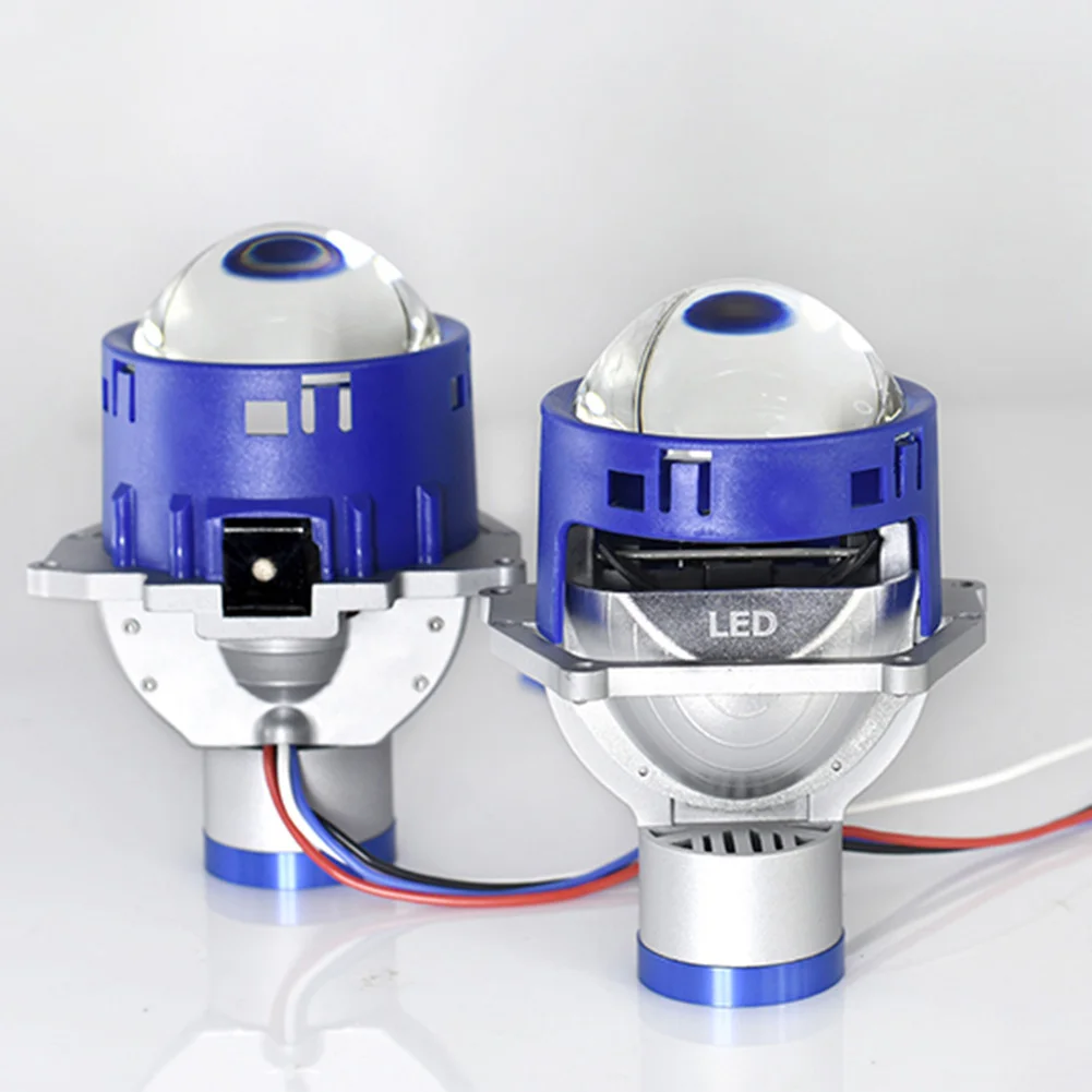 

High Power Auto Laser Headlamps LED Car Headlights Bulbs High Beam Cannon with Lens Weatherproof Car Equipment
