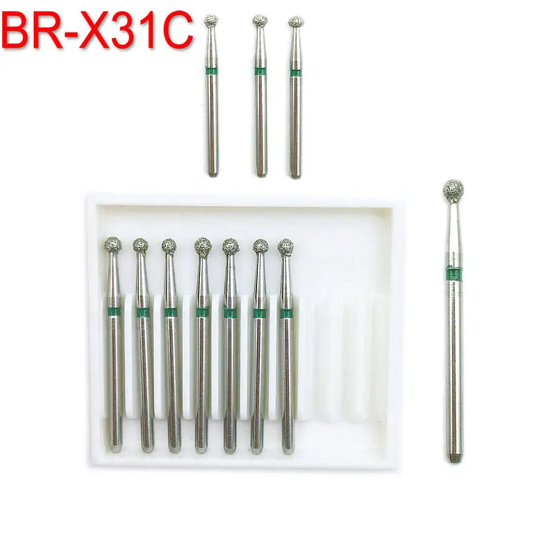 10 шт алмазные стоматологические боры сверла грубой высокой Скорость шлифовка