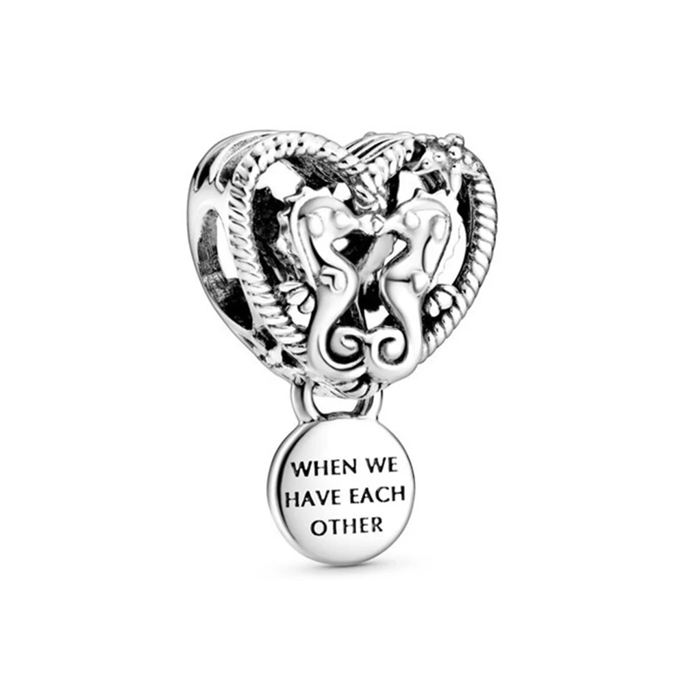 

The New Ocean Series Starfish Sea Turtle Charm Fish Bead Fits Original Pandora Bracelet Women DIY Jewelry Making 925 Silver