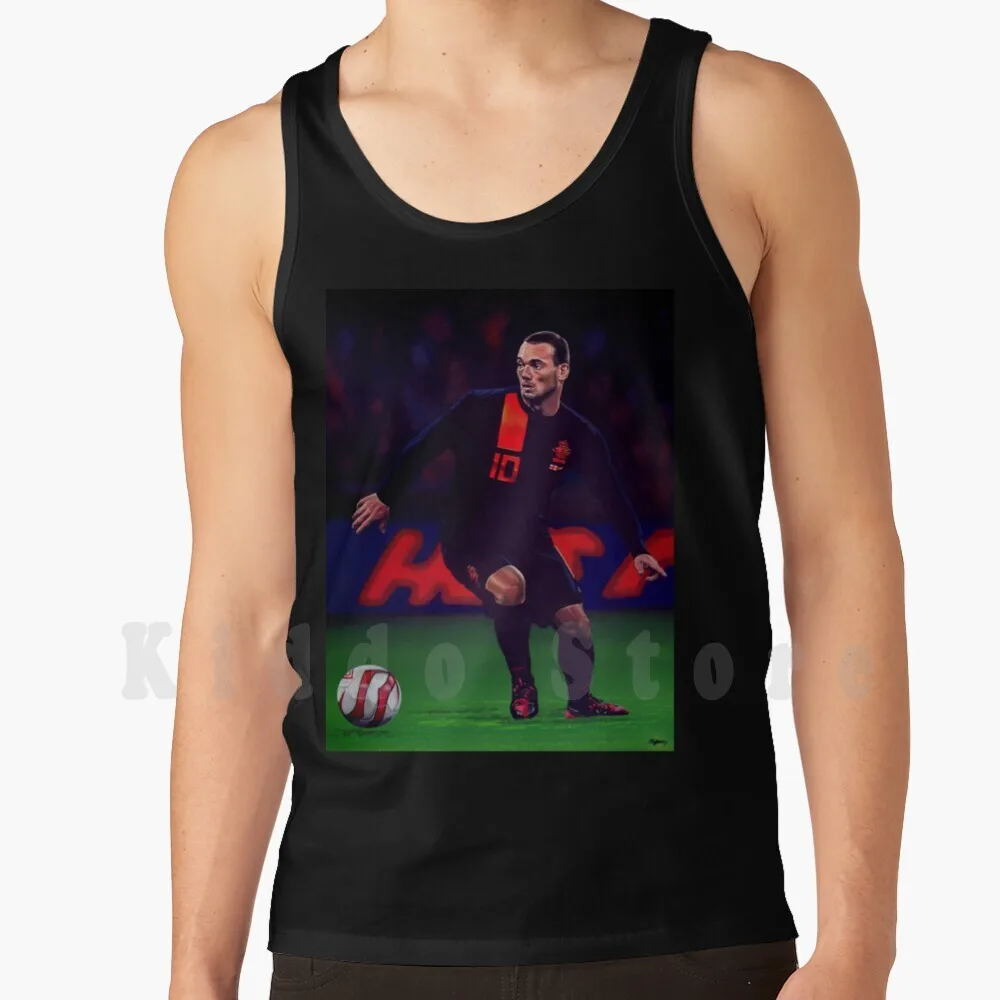 Майка Wesley Sneijder с рисунком, 100% хлопок, голландский футбольный игрок Wesley Sneijder Майка Wesley Sneijder с рисунком, 100% хлопок, голландский футбольный игрок Wesley Sneijder