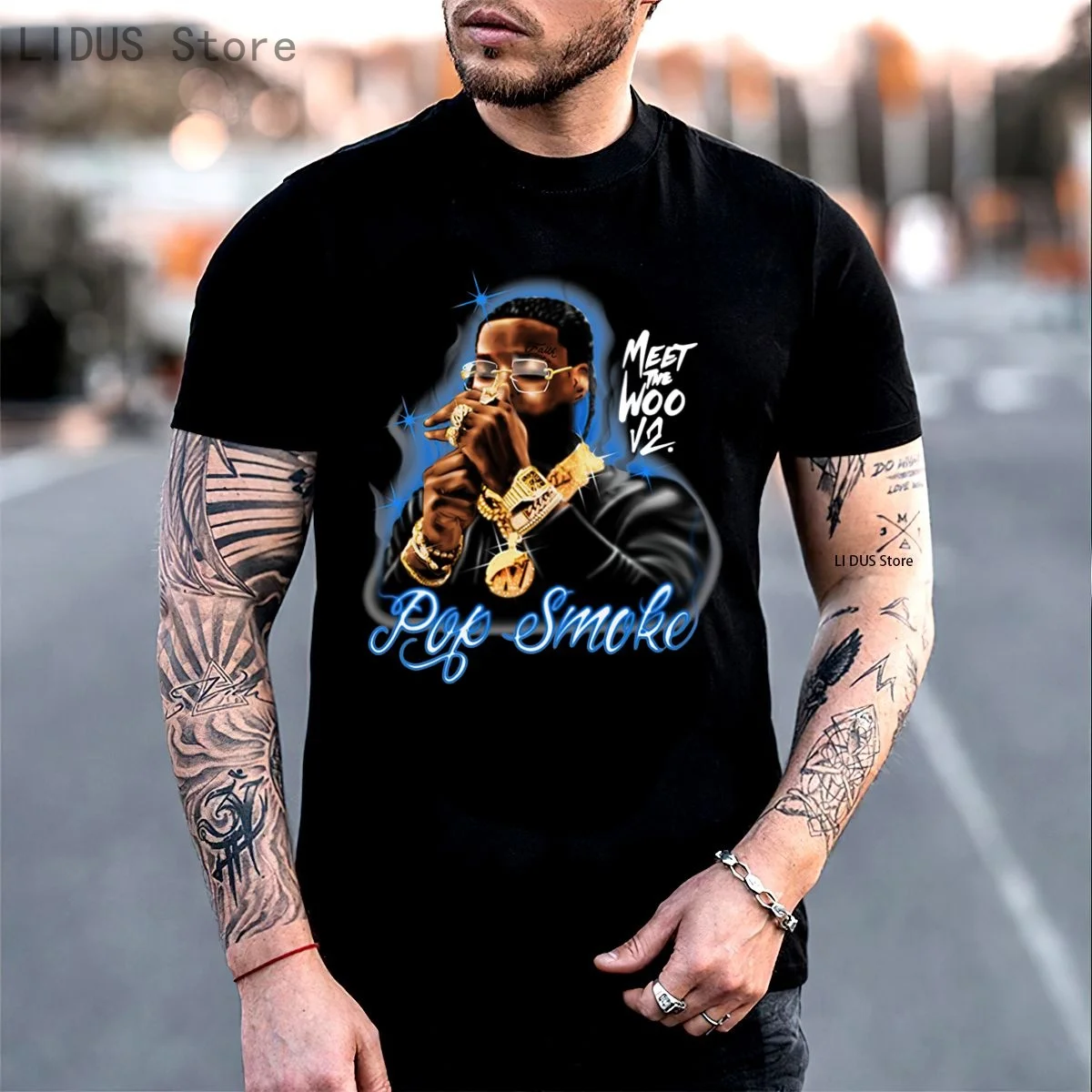 

Pop Smoke T Shirt Pop Smoke Rapper Shirt Rapper Pop Smoke Meet The Woo Rapper Music Tshirts Tee T-Shirts