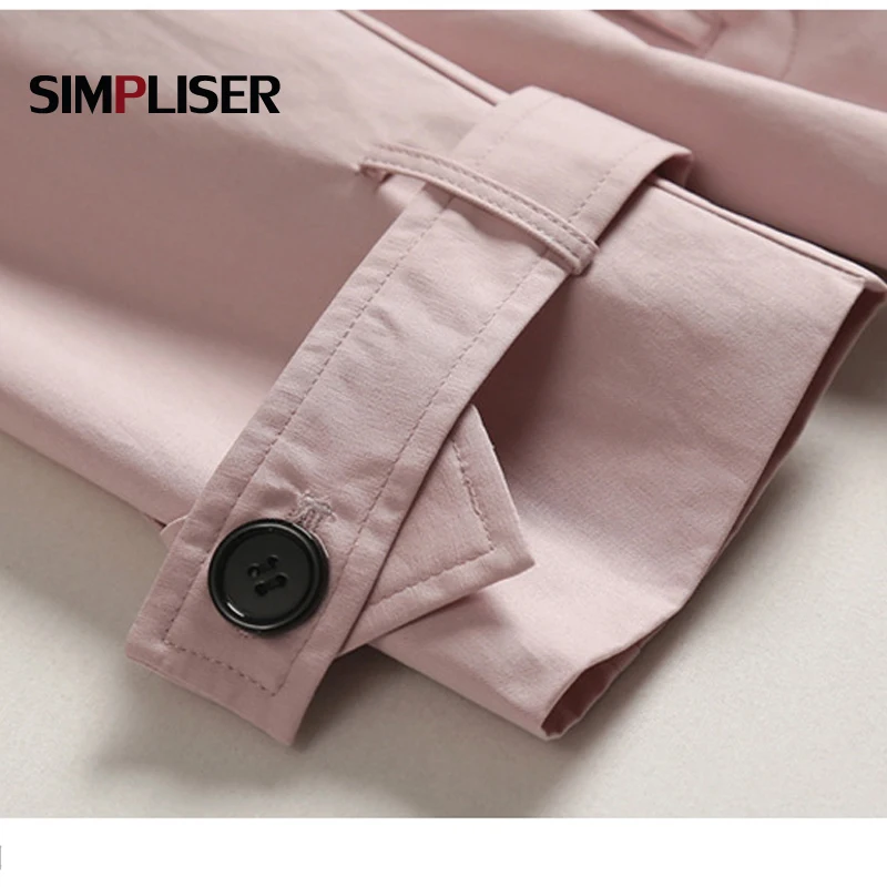 Классическое пальто для женщин двубортный зимний Тренч женский длинный