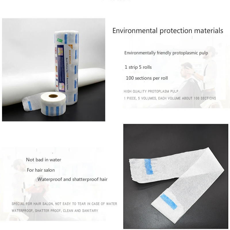 STYTON шея с оборками рулон бумаги профессиональная режущая искусственная лента
