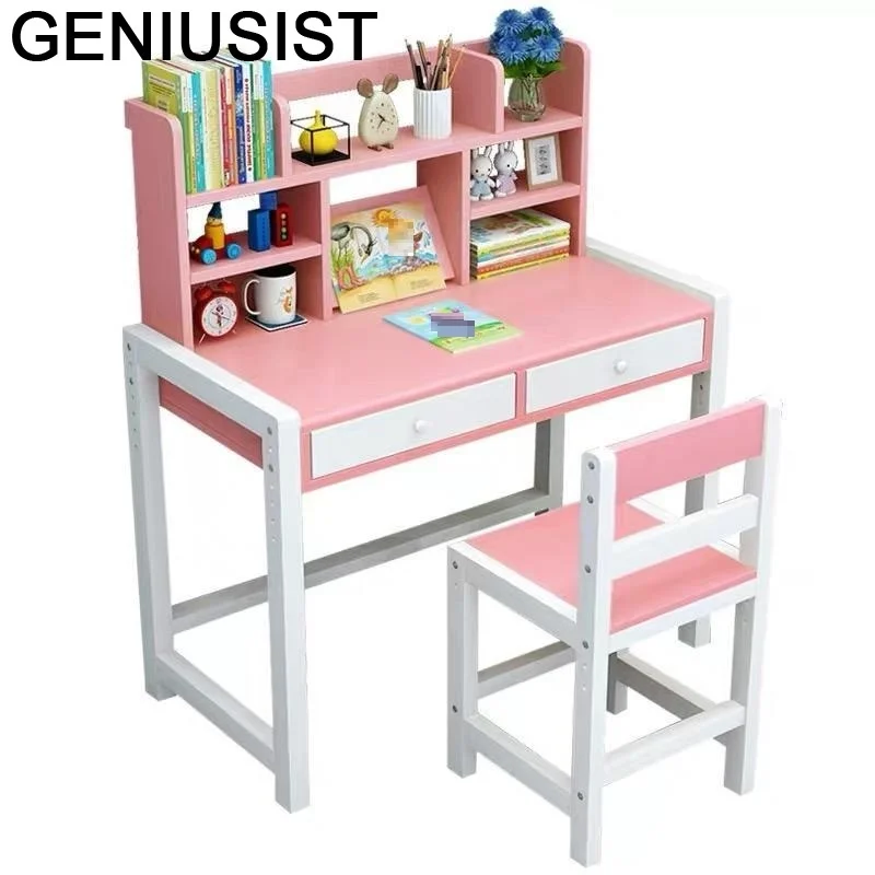 Pour Avec Chaise Tavolino Y Silla Child De Estudo Tavolo Bambini and Chair Adjustable Enfant for Mesa Infantil Study Kids Table |
