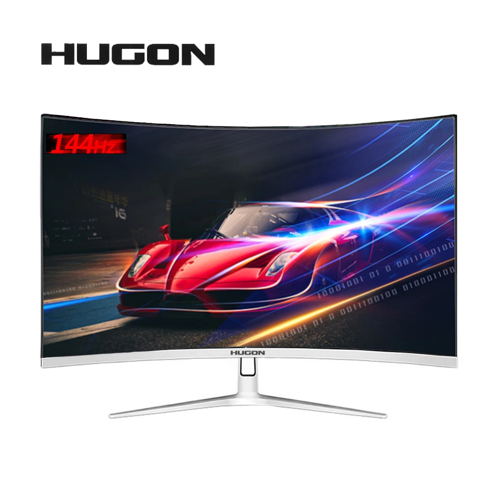 HUGON 32 дюймов &quotизогнутый 144 Гц игровой СВЕТОДИОДНЫЙ монитор край уменьшенного